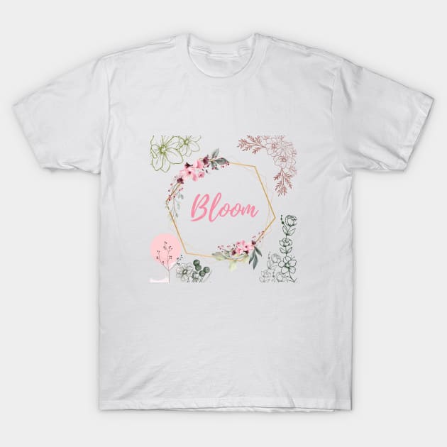 Bloom and Flower T-Shirt by GoodyL